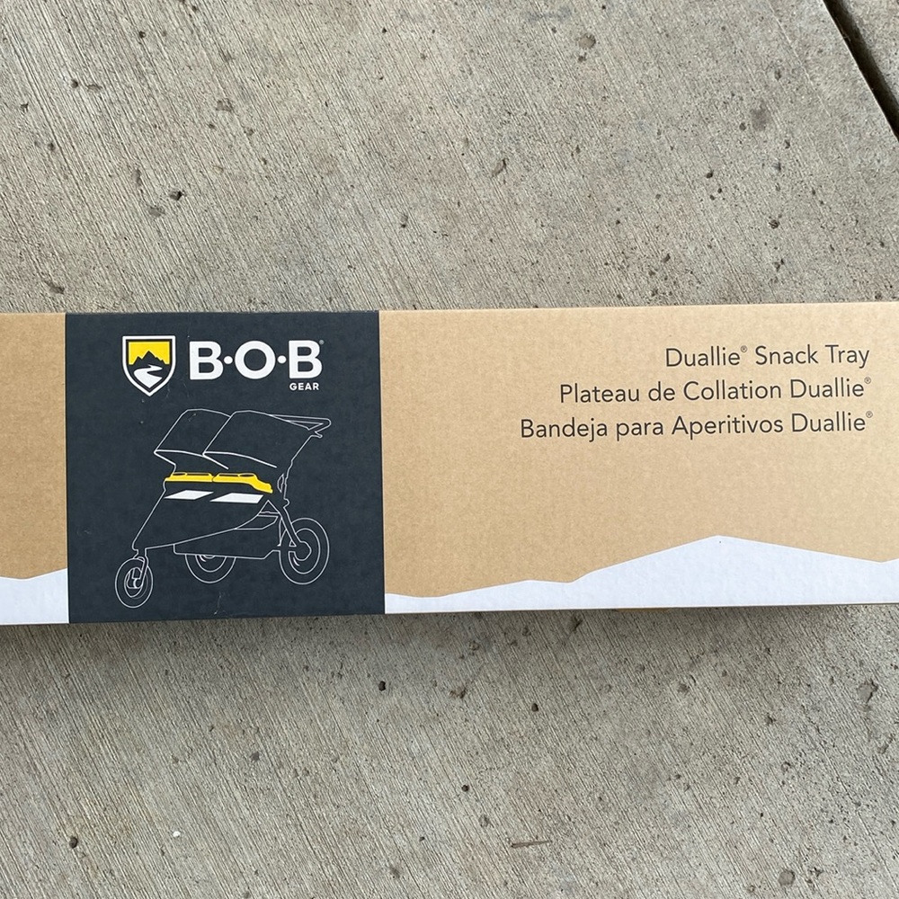 Bob’s stroller double snack tray